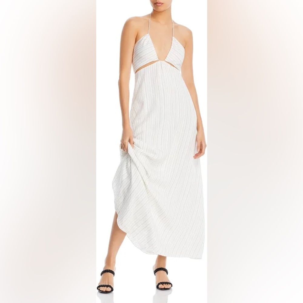 NWT Rebecca Taylor Halter Maxi Dress